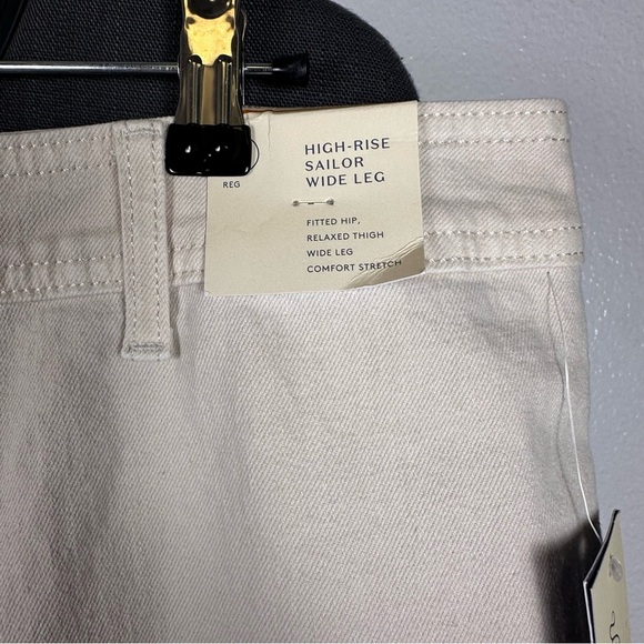 Universal Thread Cream Wide Leg Jeans - Picture 2 of 8